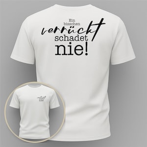 A little bit crazy T-shirt | Statement T-shirt by TeeandCap