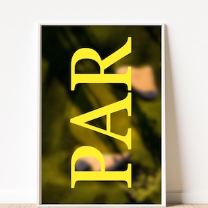 PAR Poster, PAR Typography, Modern Golf Poster, Golf Art, Golf Bedroom, Golf Decor, Golf Print, Golf Canvas, Office Golf Art, Golf fan