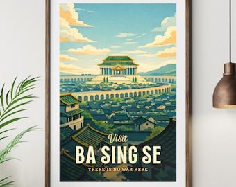 Visit BaSingSe Poster | Vintage ALTA Wall Art