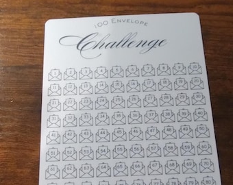 100 Envelope savings challenge