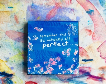 It's actually all perfect