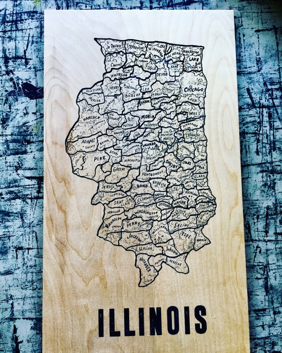 Map of Illinois