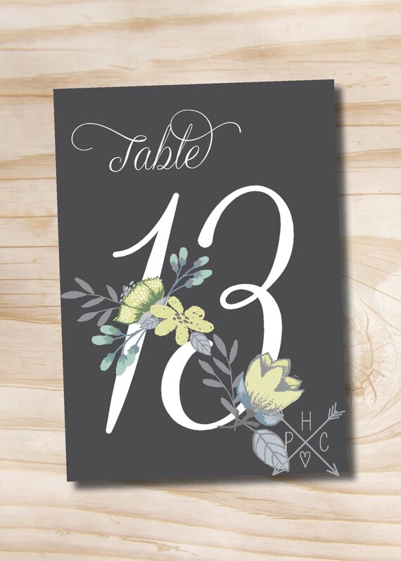 INSTANT DOWNLOAD Vintage Floral Wreath Flowers Table Numbers 1-20, instant download Il_570xn
