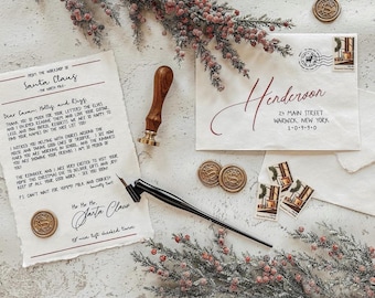 Personalized Letter From Santa, Custom Children's Keepsake