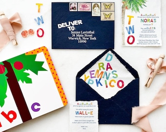 Chicka Chicka Boom Boom Watercolor Birthday Invitation - Printed Invitations