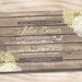 Vintage Wooden Plank Bridal Shower/ Couples Shower/Baby Shower Invitation - Printable digital file or printed invitations 