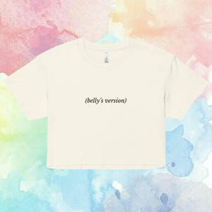 Belly’s Version Crop Top Shirt – The Summer I Turned Pretty Shirt x Taylor’s Version Inspired Tee – TSITP Aesthetic Gift