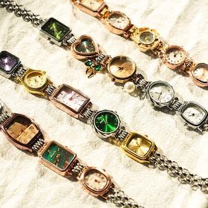 Punk Vintage Gold Uhr Kette Choker, 5 Uhren Halskette, Vintage Uhr Schmuck, Y2K Style Kette Chocker, Geschenk für Sie
