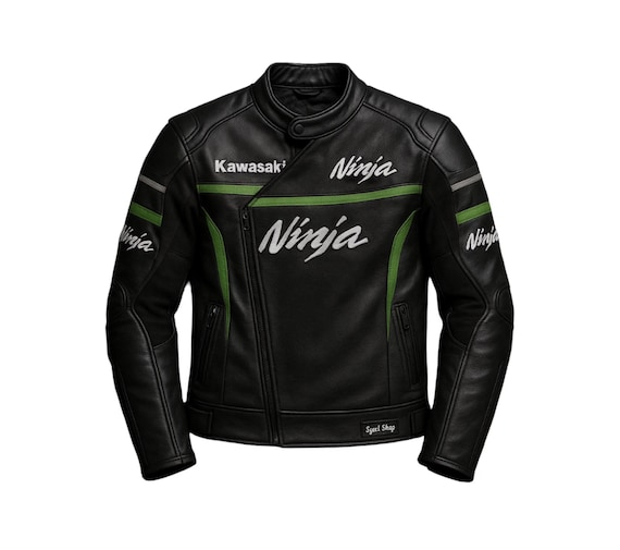 Kawasaki Ninja Racing Motorbike Jacket Real Genuine Motorgp Biker
