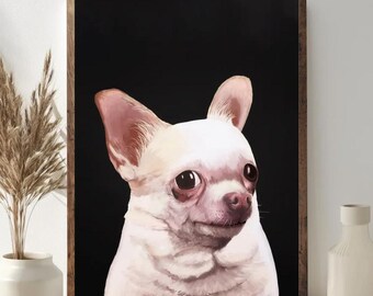 Funny Dog Meme Poster Unframed, Cute Pet Humor Wall Art Print