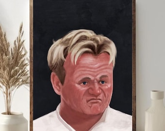 Disappointed Ramsay Meme Poster Unframed, Funny Reaction Wall Art