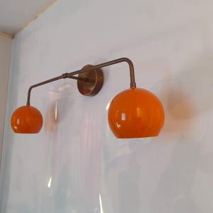 Halverwege de eeuw wandkandelaar Badkamer messing Italiaanse wandkandelaar kegel verlichtingsarmaturen