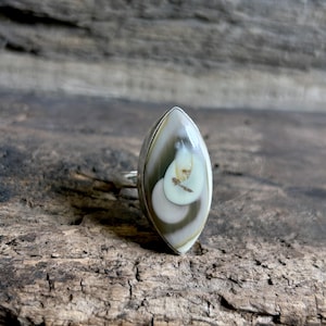 Imperial Jasper Ring, 925 Sterling Silver – Natural Multicolor Healing Gemstone – Handmade Boho Jewelry – Gift for Her