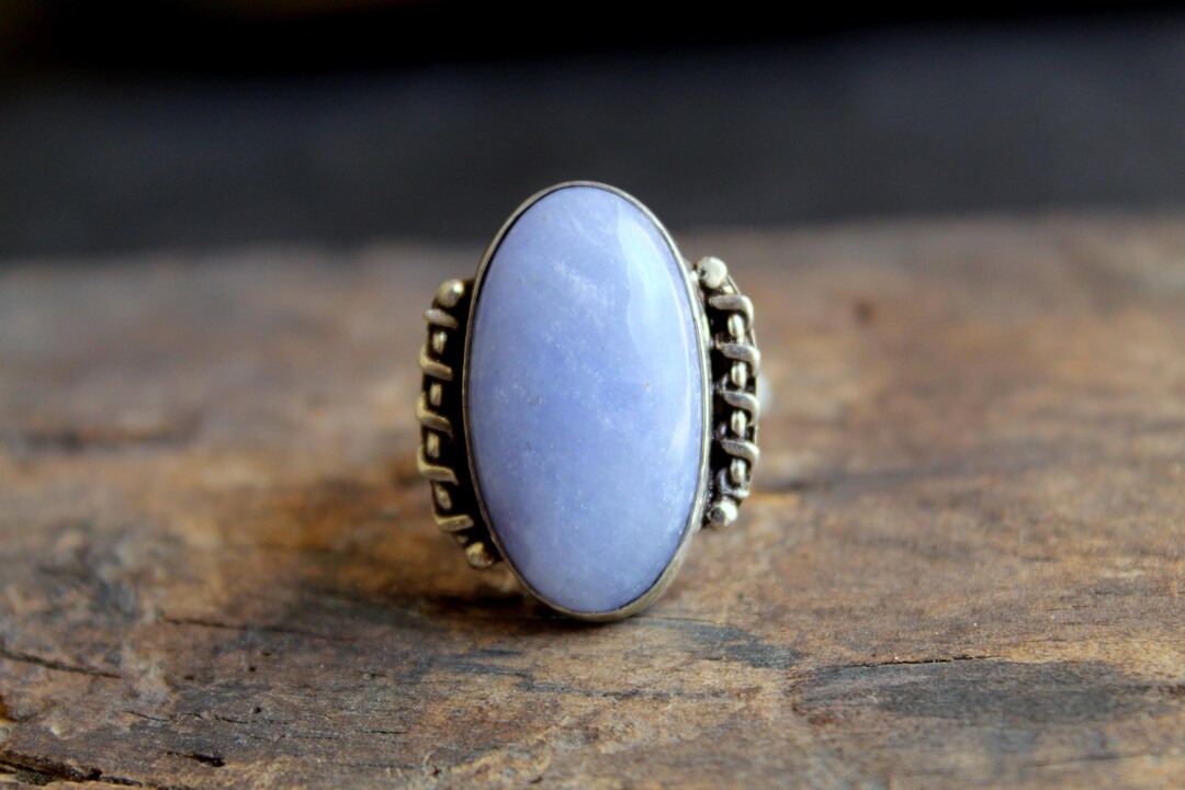 Vintage Hackmanite Ring . Handmade 925 Sterling Silver, Size 8.75 - Etsy