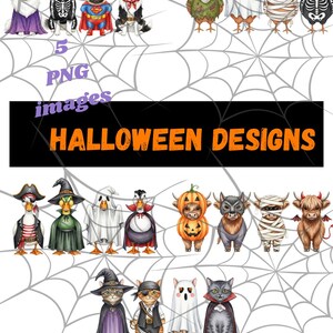 Halloween bundle Farm animals|PNG File|instant download