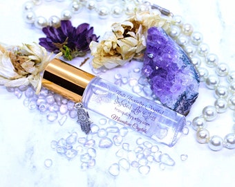Crystal Infused Clear Lip Gloss: Anti-Anxiety Aromatherapy, Vegan