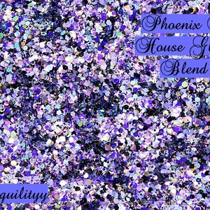 Mélange de paillettes Phoenix/mélange maison/breloques Shaker/bougies pour décorations d'ongles/art en résine/projets de bricolage géniaux/gobelets/slime/résine