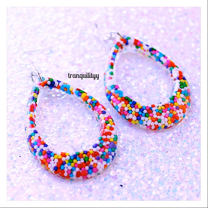Sprinkles Hoop Earrings main image 1