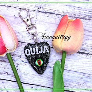 Ciondolo Planchette Ombre Ouija: Portachiavi Spirit Board