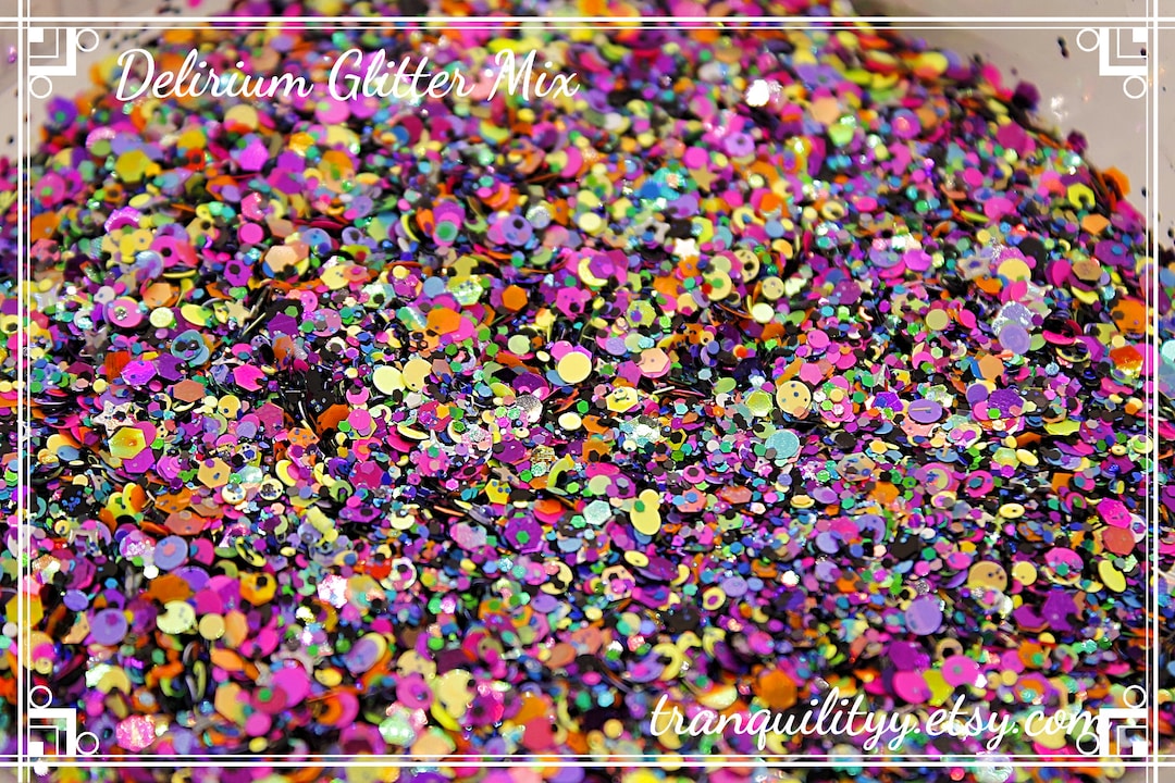 Glitter Mix/delirium Glitter Mix/tumblr Glitter/wax Melts/geode Coaster