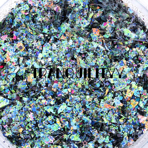 Glitter Mix/The Abyss Glitter Blend/ Mixed Media Glitter/Wax Melts/ Candles/ Resin /Nail Art/House Blended