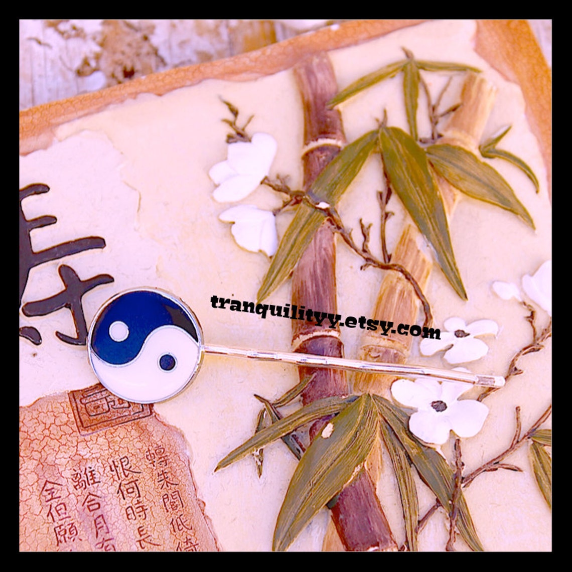 Yin Yang Hair Clip Harmonizing Yin Yang Bobby Pin Hair Clip Etsy