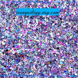 Glitter Mix/Neptune Glitter Blend/ Mixed Media Glitter/Wax Melts/ Candles/ Resin /Nail Art/House Blended