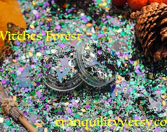 WITCHES FOREST Halloween Glitter/ Carnival Of Souls Halloween Collection/Resin Glitter/Witchy Glitter/Fall Glitter/Nail Glitter/SALE