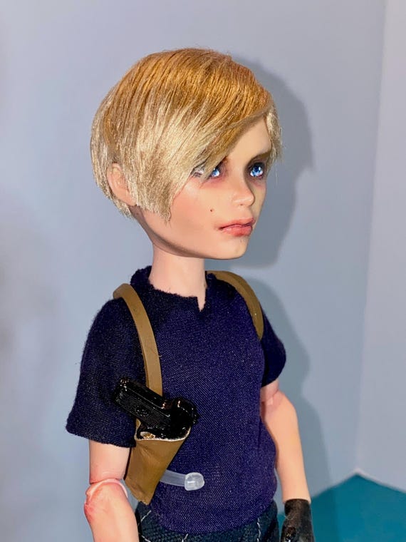 Leon S. Kennedy Resident Evil Custom OOAK Doll