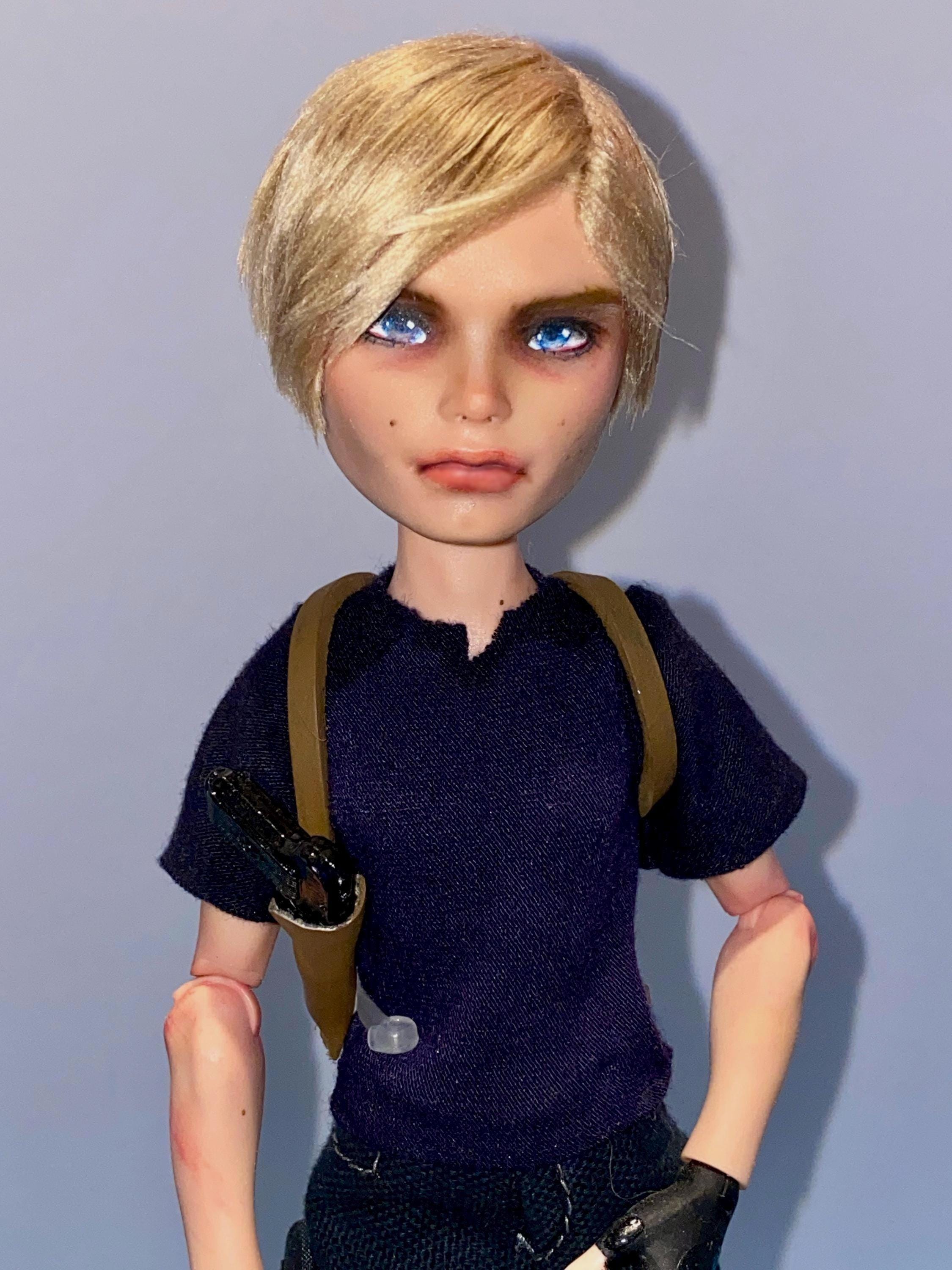 Leon S. Kennedy Resident Evil Custom OOAK Doll - Etsy