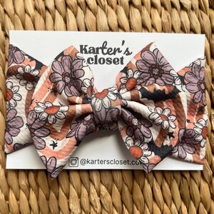 Fall / Halloween Head Wrap Bow