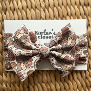 Fall / Halloween Head Wrap Bow