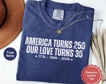 Vintage 30th Anniversary Shirt 1996, Pearl Anniversary Gift for Couples, Our Love Turns 30 Tee, 30 Years Married Shirt, Comfort Colors