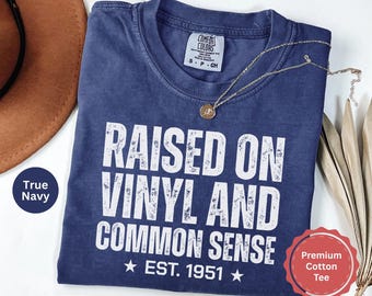 Vintage 75th Birthday Shirt 1951, 75th Birthday Gift Idea, Retro Comfort Colors Shirt