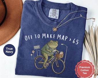 Funny ICU Nurse Frog Shirt, Gift for ICU Nurse, Critical Care Nurse T-Shirt, Comfort Colors, Off to Make MAP > 65 Tee