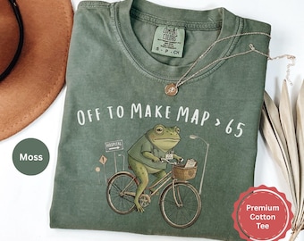 Funny ICU Nurse Frog Shirt, Gift for ICU Nurse, Critical Care Nurse T-Shirt, Comfort Colors, Off to Make MAP > 65 Tee
