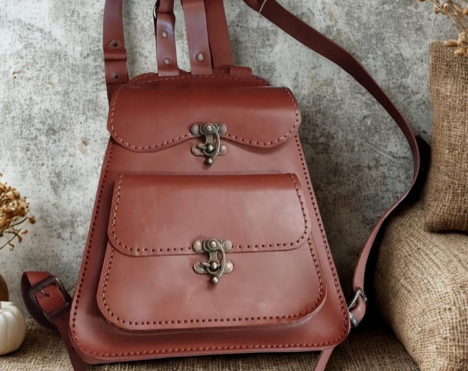 Handmade Leather Backpack