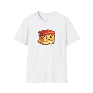 Cute Caramel Tres Leches T-Shirt, Foodie Shirt, Dessert Lover Tee, Sweet Treat Top, Bakery Gift, Food Blogger Apparel
