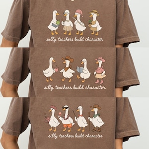 Back to School Teacher Goose PNG Bundle, Pre-k 1st/2nd/3rd/4th Grade, Teacher First Day of School Shirt Design, silly goose teacher png