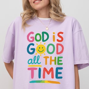 Christian Png, God is Good All The Time PNG Preppy Png, boho Christian png, Jesus Png, Christian inspirational png, Bible verse png
