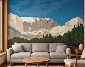 Dolomites - AI scalable and printable file