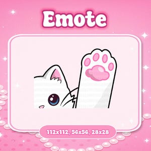 Kawaii Cat Paw Emote – Twitch/Discord  – Pink Paw Beans