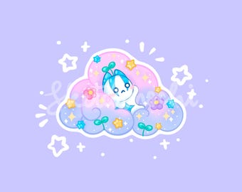 Dabin & Said the Sky Harold Stay In Bloom Sticker: Glossy Die Cut Rave Decal