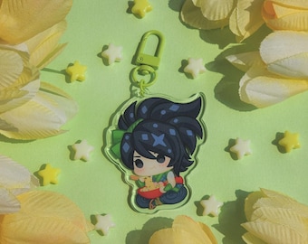 Akali Ramen Keychain / League of Legends Chibi  / Riot Games Phone Charm