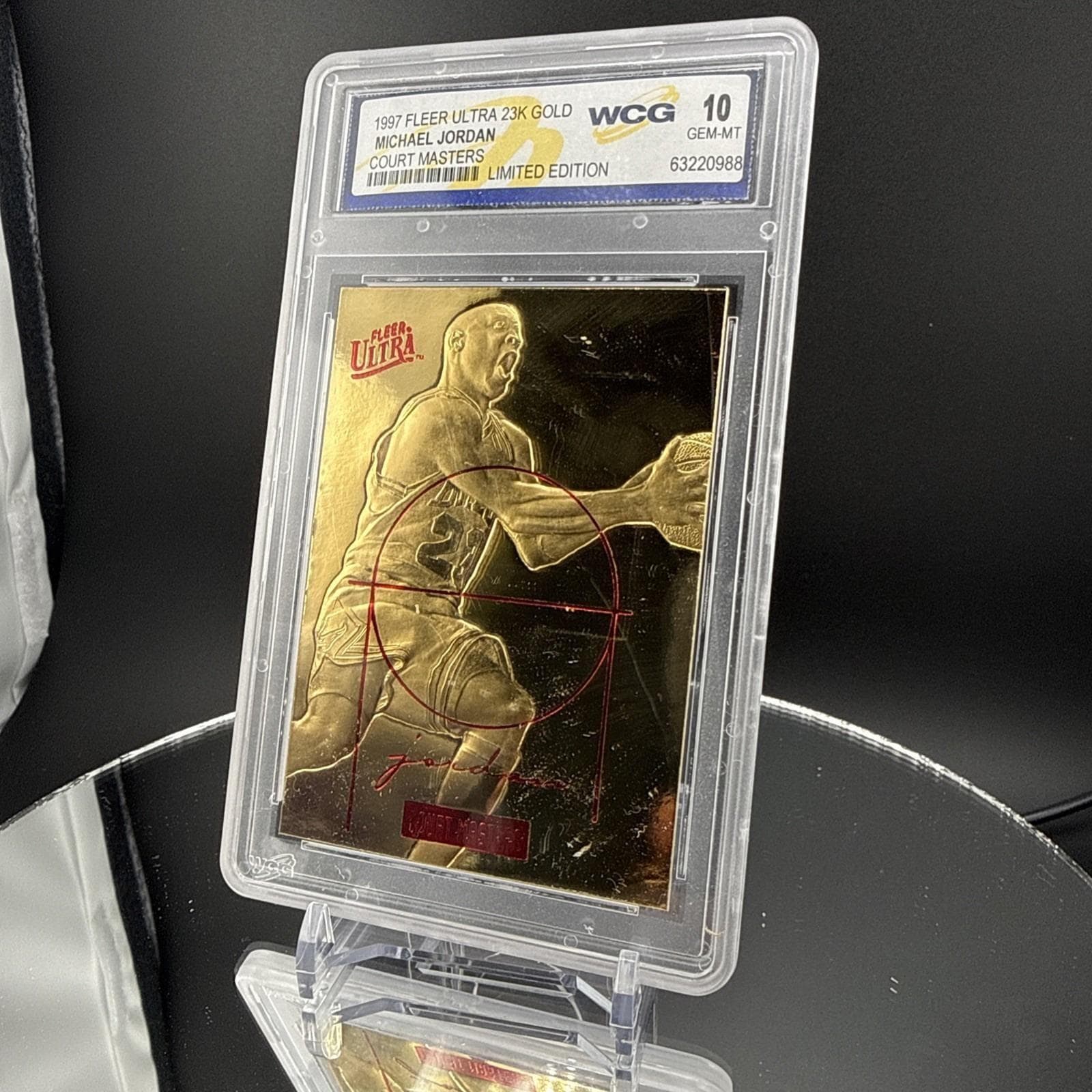 Michael Jordan 23k Gold Card - Etsy