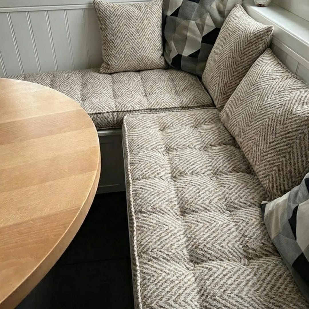 French Cushion Indoor, Tufted Bench Cushion, Window Seat Cushion ...