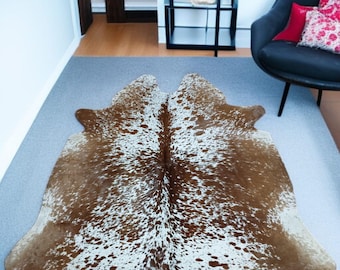 毛皮のラグ オリックス敷物約195×144cm□毛皮壁掛 オブジェ♯F剥製革ラグ