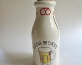 Pub Crawl Ceramic Beer Money Bank Vintage Barware Santa Ana Crock Co Man Cave Beer Lover Gift for Him Drinking