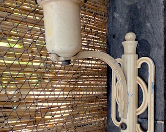 Antique 1920s Salvaged Wall Lamp / Art Deco Cottage Lighting / Restoration Light Fixtures