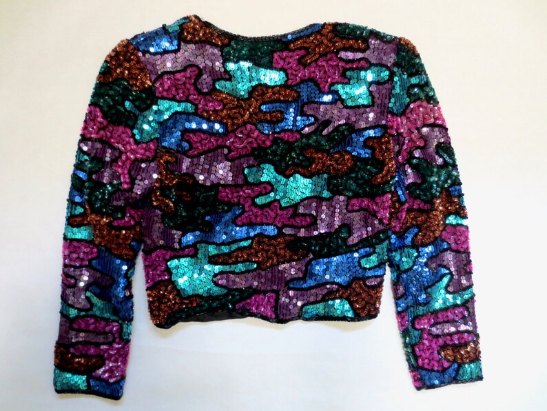 rainbow sequin jacket